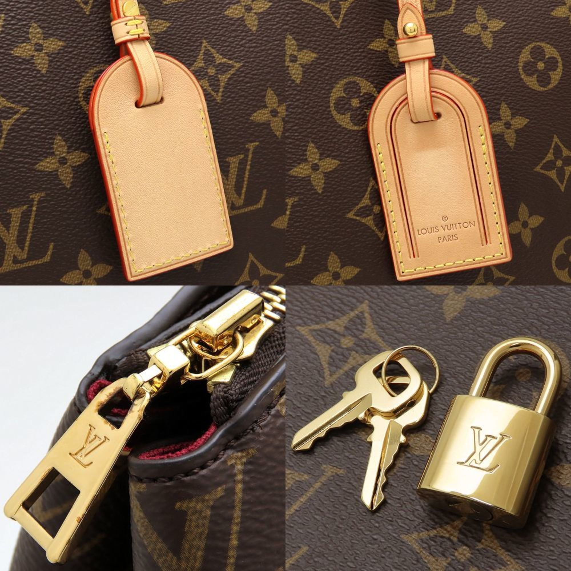 Louis Vuitton Louis Vuitton Monogram Grand Palais MM M45898 Handbag Brown 352395 Size ONE SIZE - 5 Thumbnail