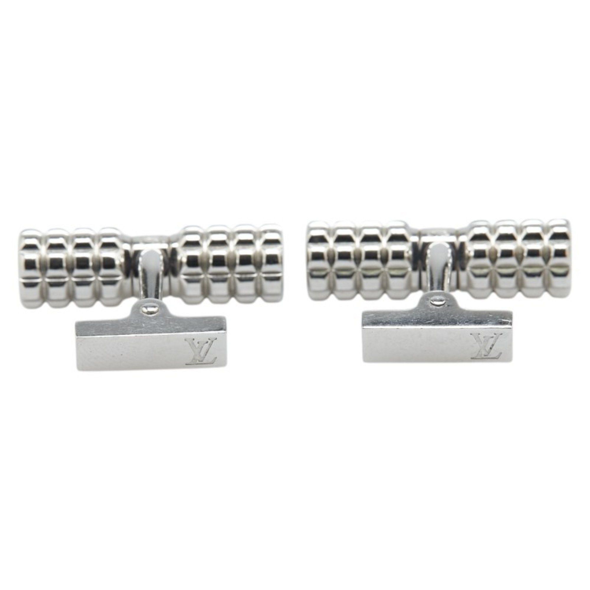Louis Vuitton Louis Vuitton Button de Manchette Digit Cufflinks M66358 Silver Metal Men's LOUIS VUITTON Size ONE SIZE - 3 Thumbnail