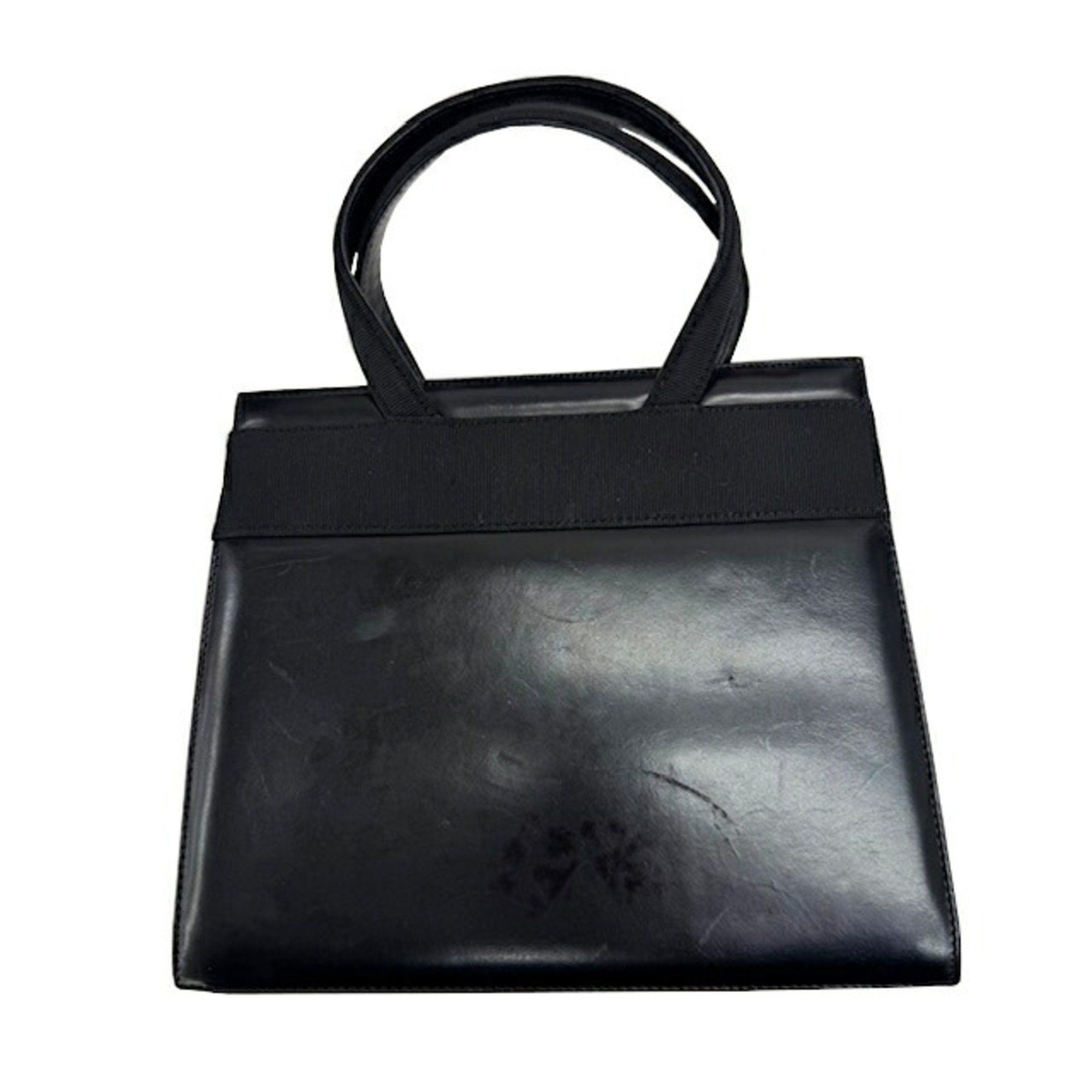 Salvatore Ferragamo Salvatore Ferragamo Vara Bow Handbag Black Leather Women's Size ONE SIZE - 2 Thumbnail