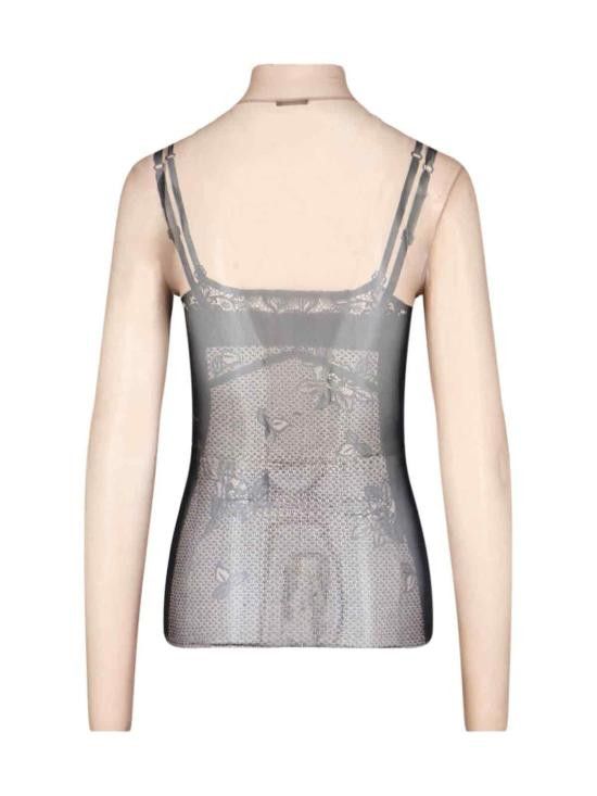 Balenciaga BALENCIAGA Women Tops 829214 4F4B4 1094 Beige Size S / US 4 / IT 40 - 2 Thumbnail
