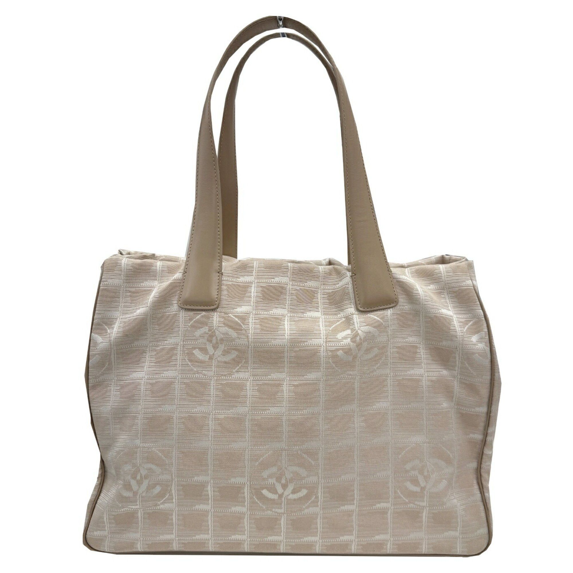 Chanel CHANEL New Travel Line Tote Bag Beige Nylon 1 2008 Women's Size ONE SIZE - 2 Thumbnail