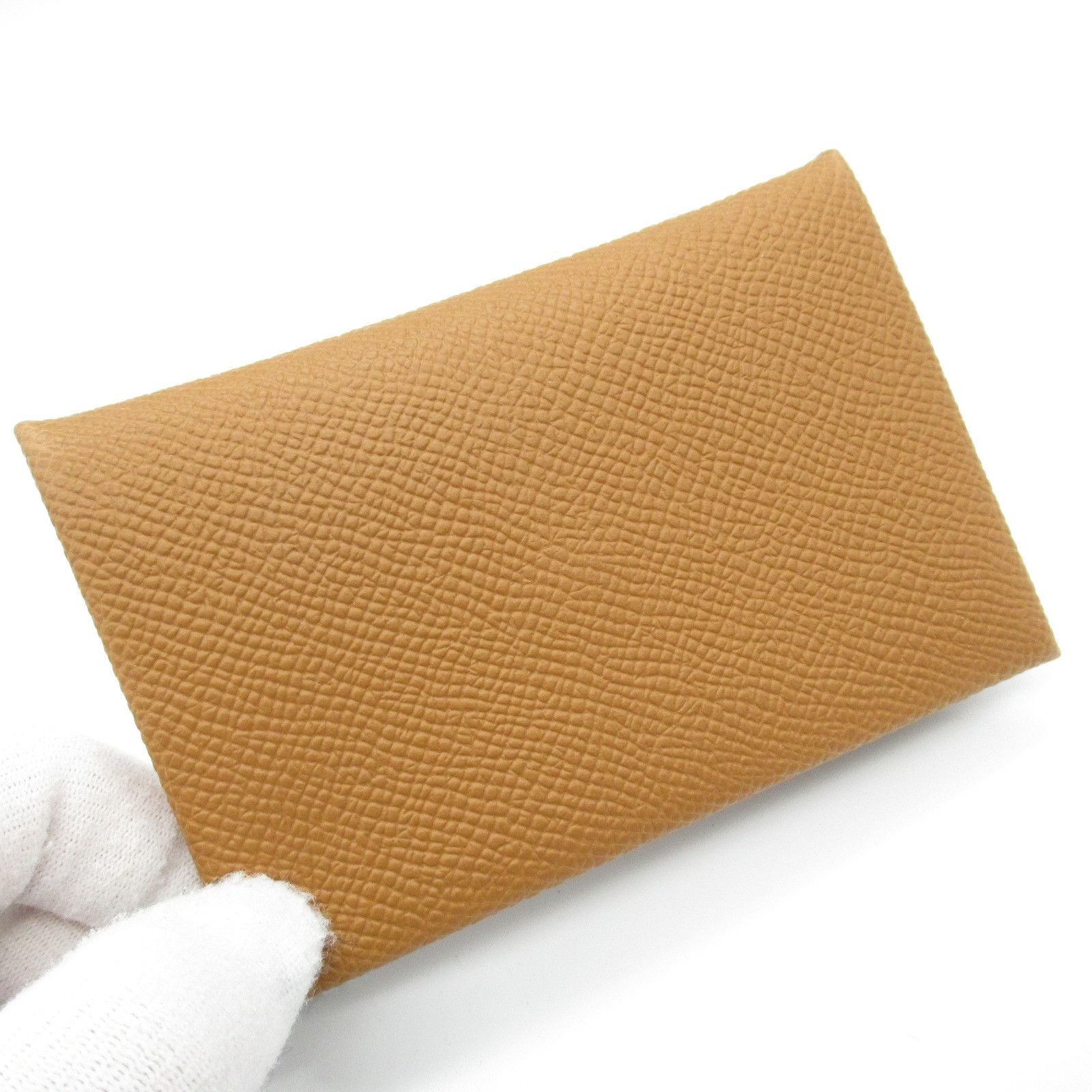Hermes Hermes Hermes Calvi Epsom Leather Card Case Leather Card Case Stamp W (2024) Size ONE SIZE - 8 Thumbnail