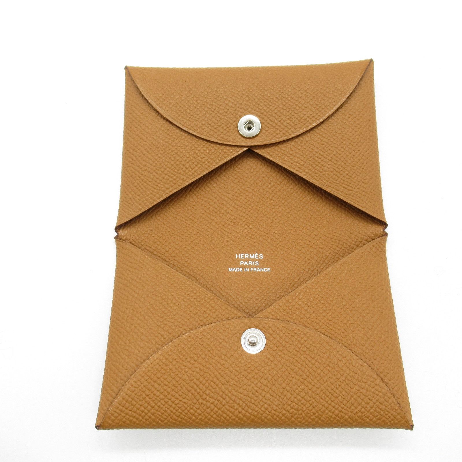 Hermes Hermes Hermes Calvi Epsom Leather Card Case Leather Card Case Stamp W (2024) Size ONE SIZE - 5 Thumbnail