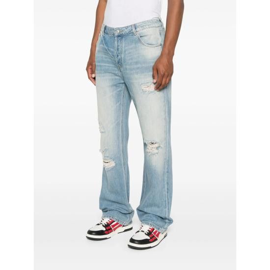 Cole Buxton COLE BUXTON Men Denim Pants RDISSFJ190 400 BLUE Size US 28 / EU 44 - 2 Thumbnail