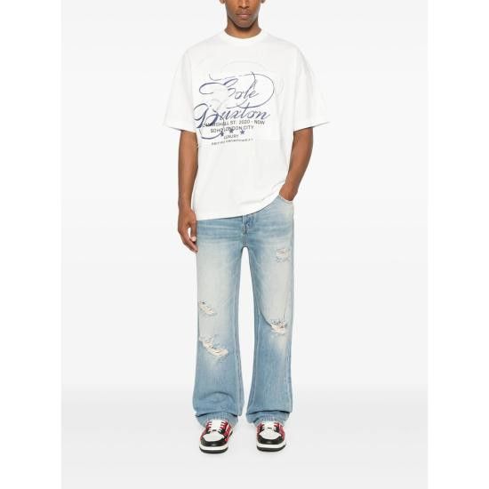 Cole Buxton COLE BUXTON Men T-Shirts DPT320 101 WHITE Size US XL / EU 56 / 4 - 4 Thumbnail
