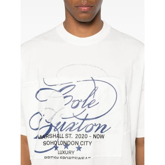 Cole Buxton COLE BUXTON Men T-Shirts DPT320 101 WHITE Size US XXL / EU 58 / 5 - 3 Thumbnail
