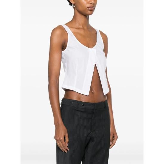 Paloma Wool PALOMA WOOL Women Tops UK2102 PINSA WHITE Size S / US 4 / IT 40 - 3 Thumbnail