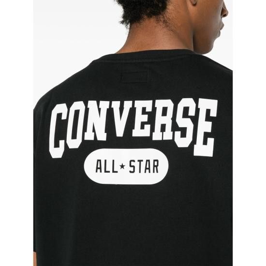 Converse CONVERSE Men T-Shirts 10028345 A BLACK Size US S / EU 44-46 / 1 - 3 Thumbnail