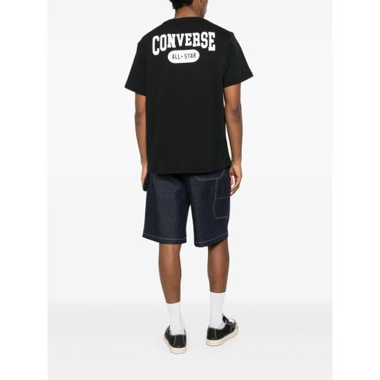 Converse CONVERSE Men T-Shirts 10028345 A BLACK Size US L / EU 52-54 / 3 - 5 Thumbnail