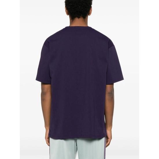 Needles NEEDLES Men T-Shirts QV433 EGGPL PURPLE Size US XL / EU 56 / 4 - 2 Thumbnail