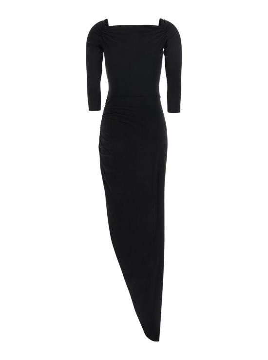 Norma Kamali NORMA KAMALI Women Long Skirts KK4243PLG98001 Black Size S / US 4 / IT 40 - 2 Thumbnail