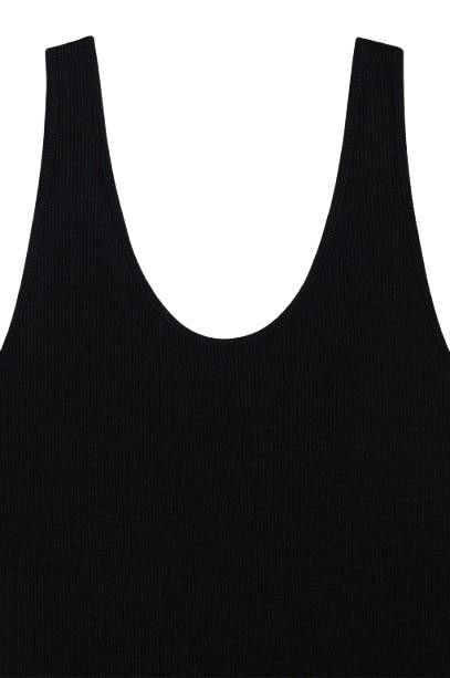 Anine Bing ANINE BING Women Bodysuit Tops A 08 10672 BLK26 Black Size XS / US 0-2 / IT 36-38 - 2 Thumbnail