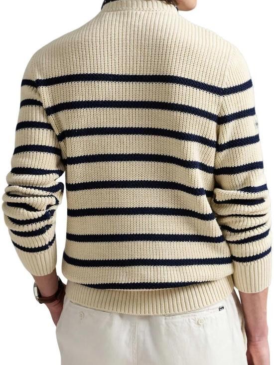 Ralph Lauren RALPH LAUREN Men Sweater 710963274 001 White Size US M / EU 48-50 / 2 - 2 Thumbnail
