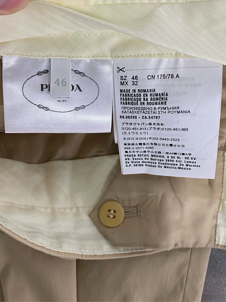 Prada Prada Casual Long Pants Light Khaki Color - dmc Size US 31 - 4 Thumbnail