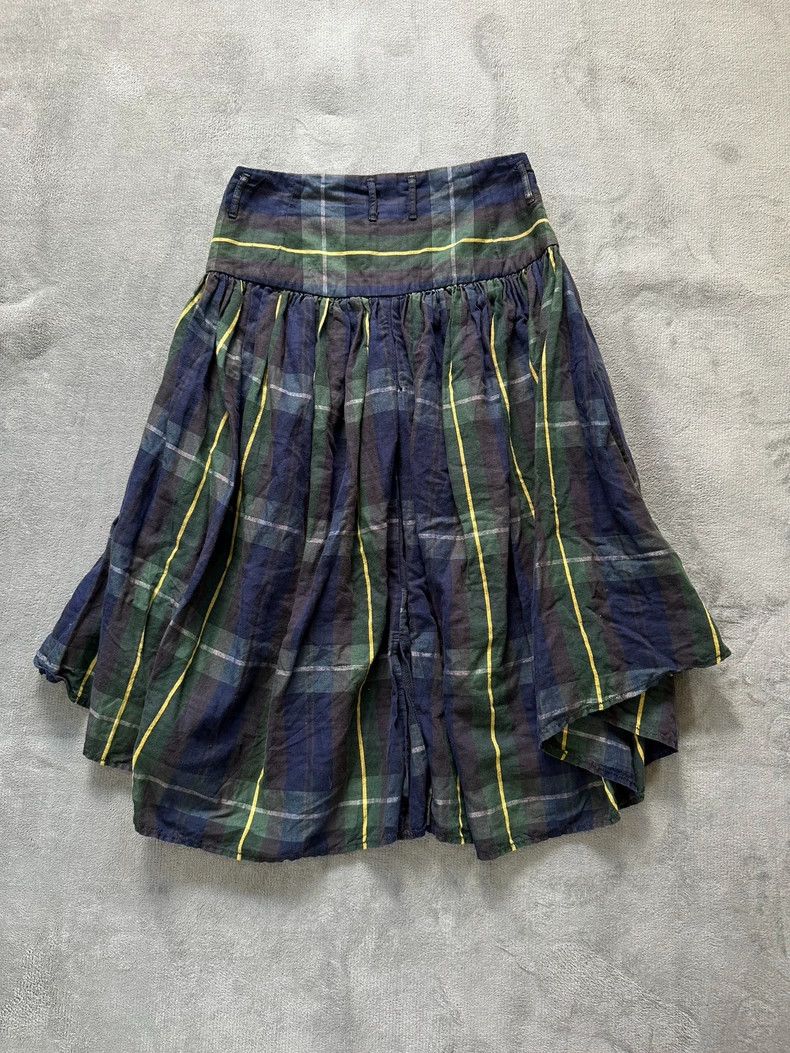 Kapital Unique Kapital Wide-Leg Skirt Pants - dmc Size 22" - 4 Thumbnail