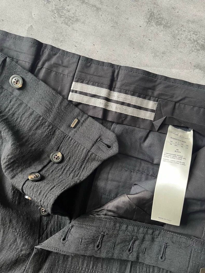 Rick Owens Rick Owens Black Wool Blend Cropped Pants - dmc Size US 31 - 7 Thumbnail