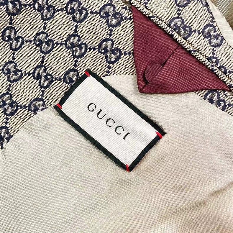 Gucci Gucci Monogram Print Cotton Polyester Blazer - dmc Size US L / EU 52-54 / 3 - 4 Thumbnail