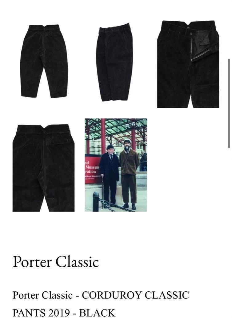 Porter Classic PORTER CLASSIC Corduroy Pants in Black Size US 34 / EU 50 - 4 Thumbnail