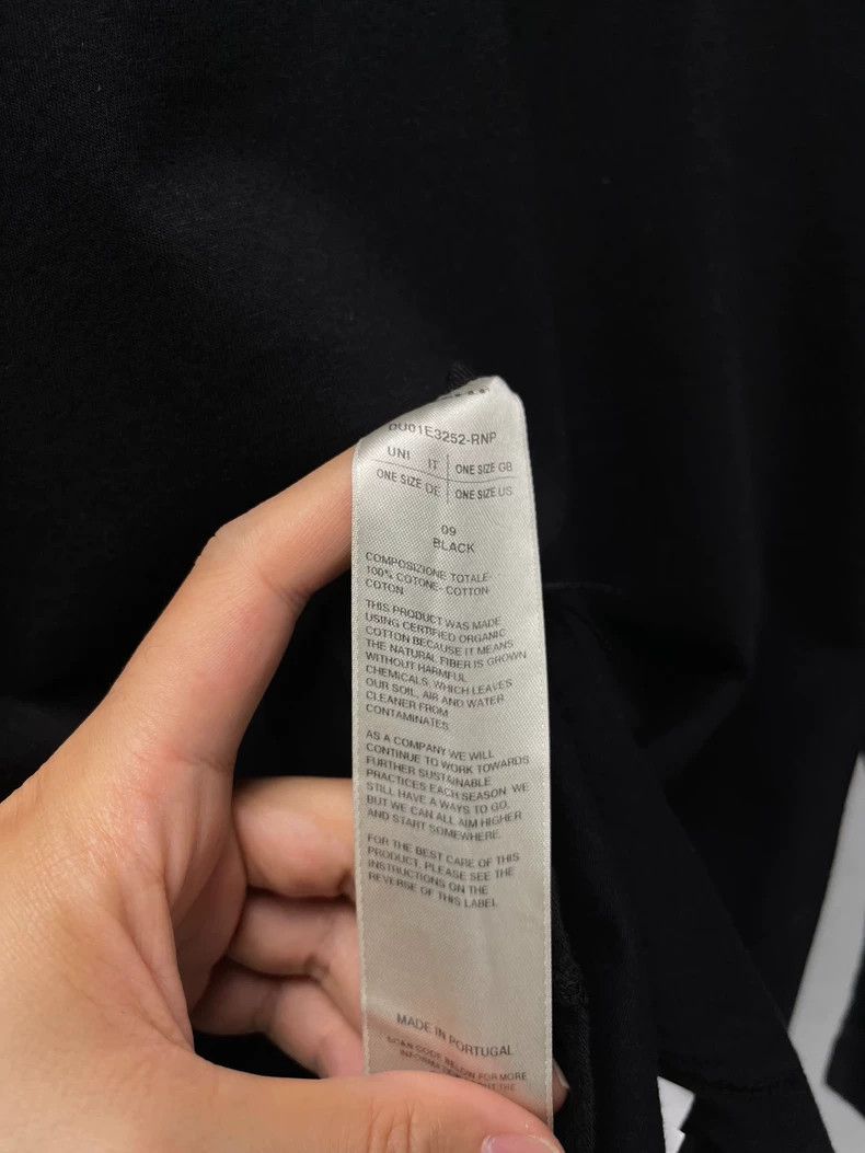 Rick Owens Rick Owens Black Loose Short Sleeve T-Shirt Size US M / EU 48-50 / 2 - 8 Thumbnail