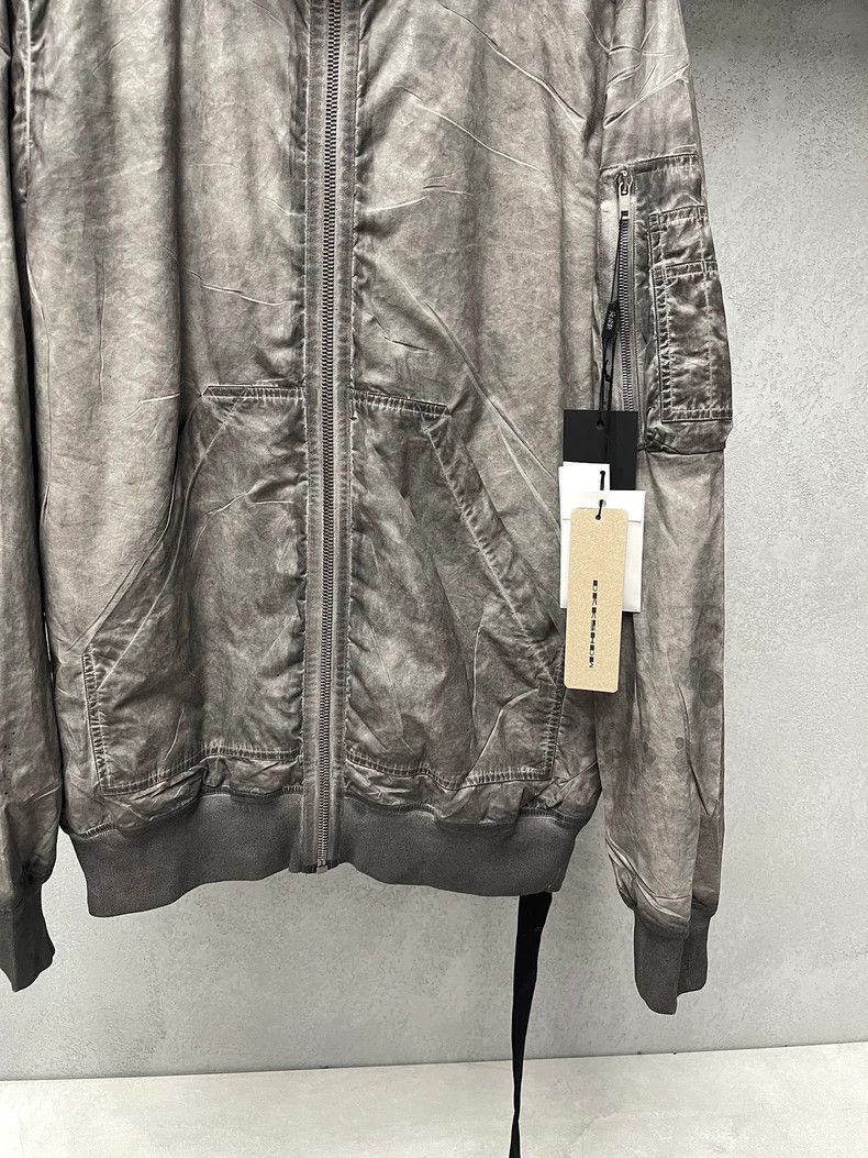 Rick Owens RICK OWENS DRKSHDW Gray Water-Washed Zip Jacket Size US M / EU 48-50 / 2 - 6 Thumbnail