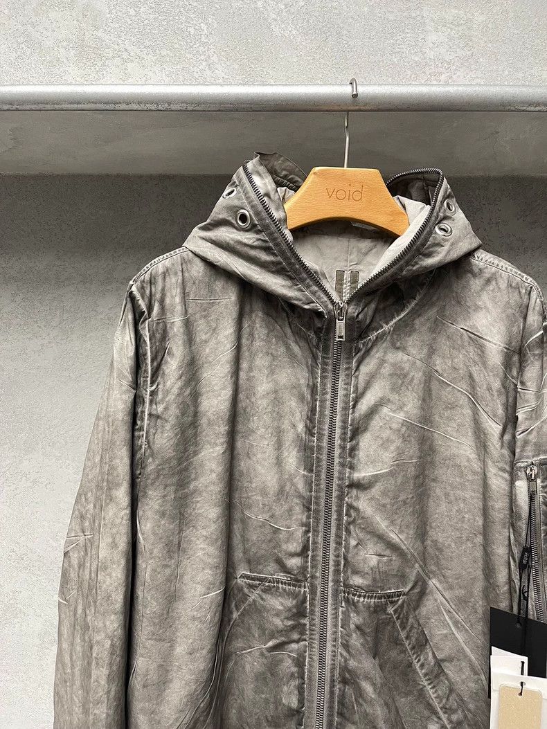 Rick Owens RICK OWENS DRKSHDW Gray Water-Washed Zip Jacket Size US M / EU 48-50 / 2 - 3 Thumbnail