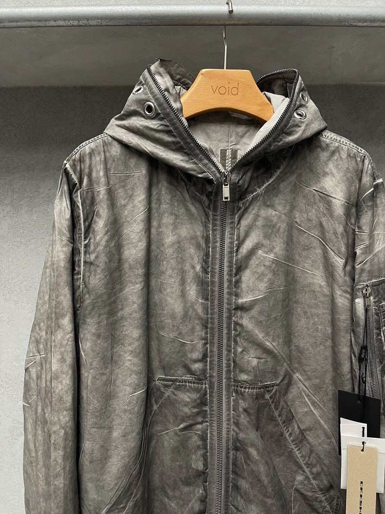 Rick Owens RICK OWENS DRKSHDW Gray Water-Washed Zip Jacket Size US M / EU 48-50 / 2 - 7 Thumbnail
