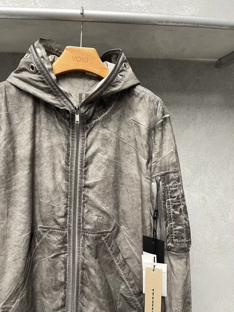 Rick Owens RICK OWENS DRKSHDW Gray Water-Washed Zip Jacket Size US M / EU 48-50 / 2 - 4 Thumbnail