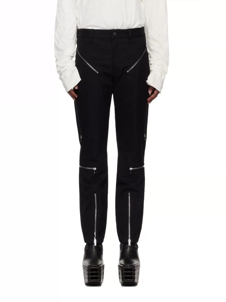 Rick Owens Rick Owens Men's Black Cargo Pants Size US 31 - 6 Thumbnail