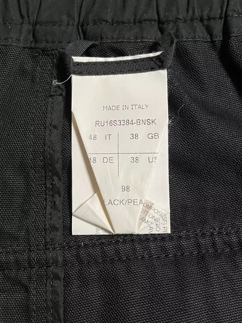 Rick Owens Rick Owens Black Graphic Design Shorts Size US 31 - 3 Thumbnail