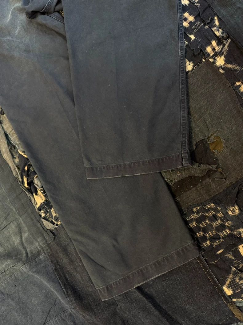 Visvim VISVIM EX Wide Chino Pants Crash Indigo Size US 26 / EU 42 - 6 Thumbnail