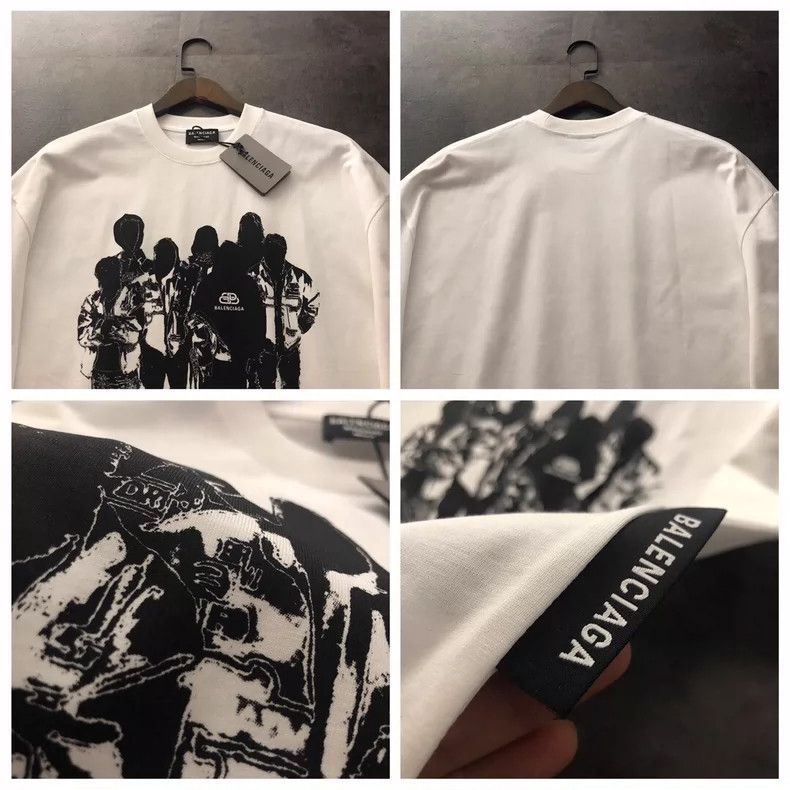 Balenciaga Men's Casual Short Sleeve T-Shirt Balenciaga-dmc Size US M / EU 48-50 / 2 - 8 Thumbnail