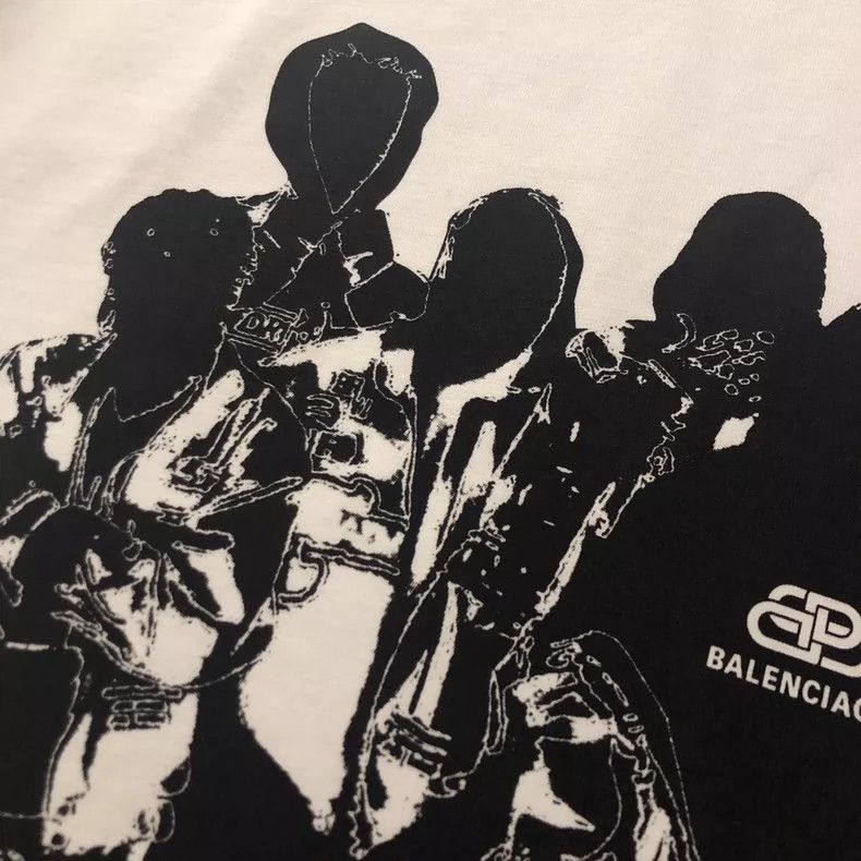 Balenciaga Men's Casual Short Sleeve T-Shirt Balenciaga-dmc Size US M / EU 48-50 / 2 - 4 Thumbnail
