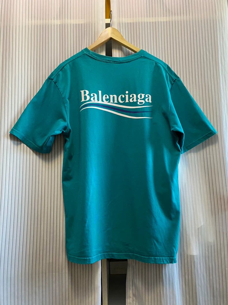 Balenciaga Balenciaga Unisex Casual T-Shirt with Oil Stains-dmc Size US M / EU 48-50 / 2 - 2 Thumbnail