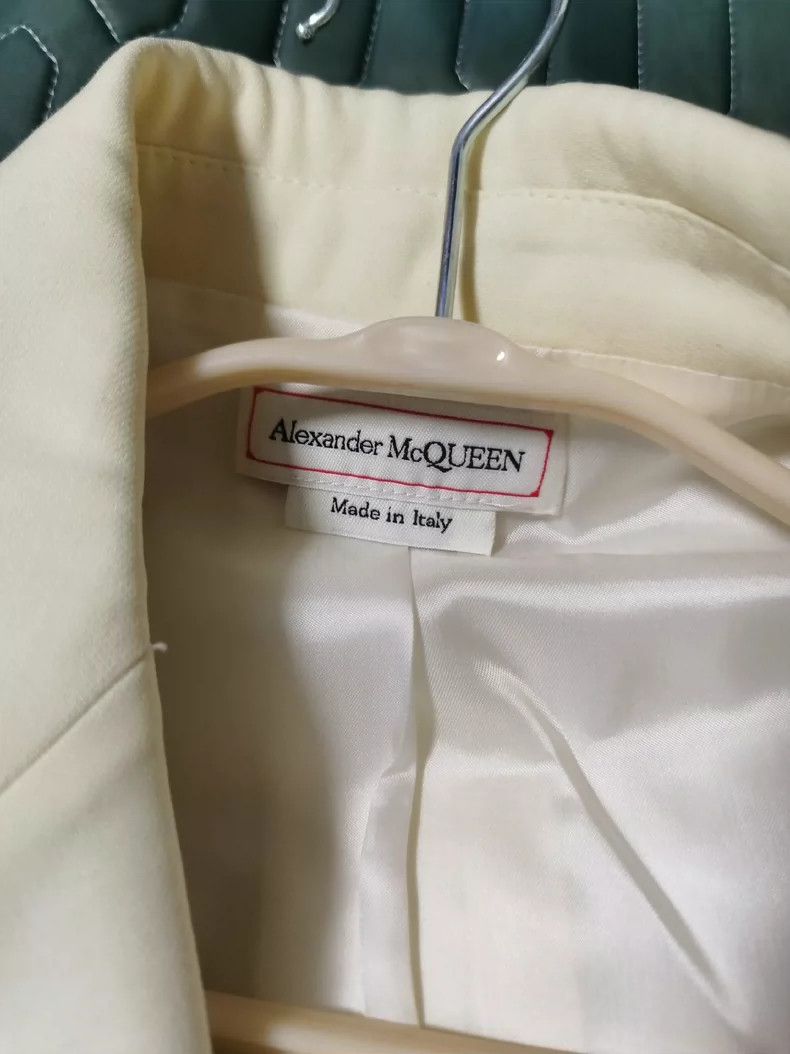 Alexander McQueen Alexander McQueen Off-White Blazer Jacket-dmc Size US M / EU 48-50 / 2 - 4 Thumbnail