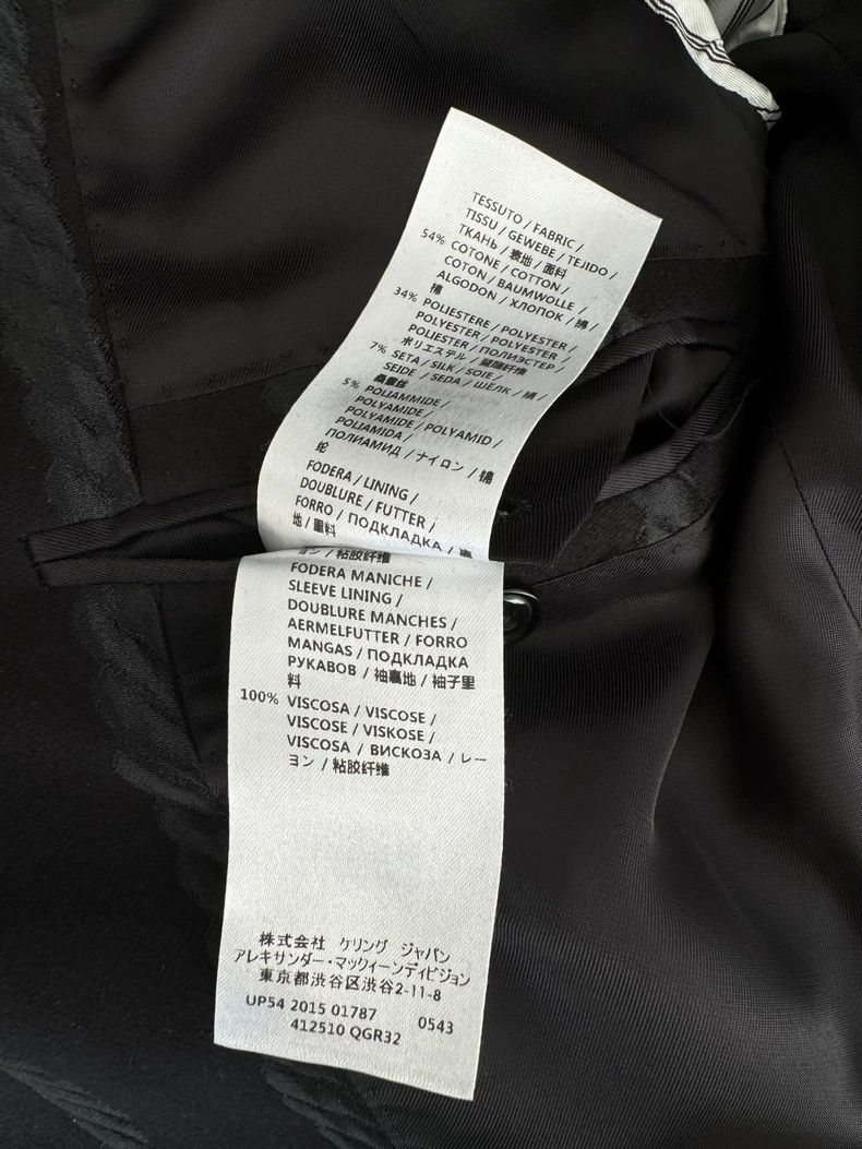 Alexander McQueen Alexander Mcqueen Men's Tuxedo Jacket-dmc Size US M / EU 48-50 / 2 - 4 Thumbnail