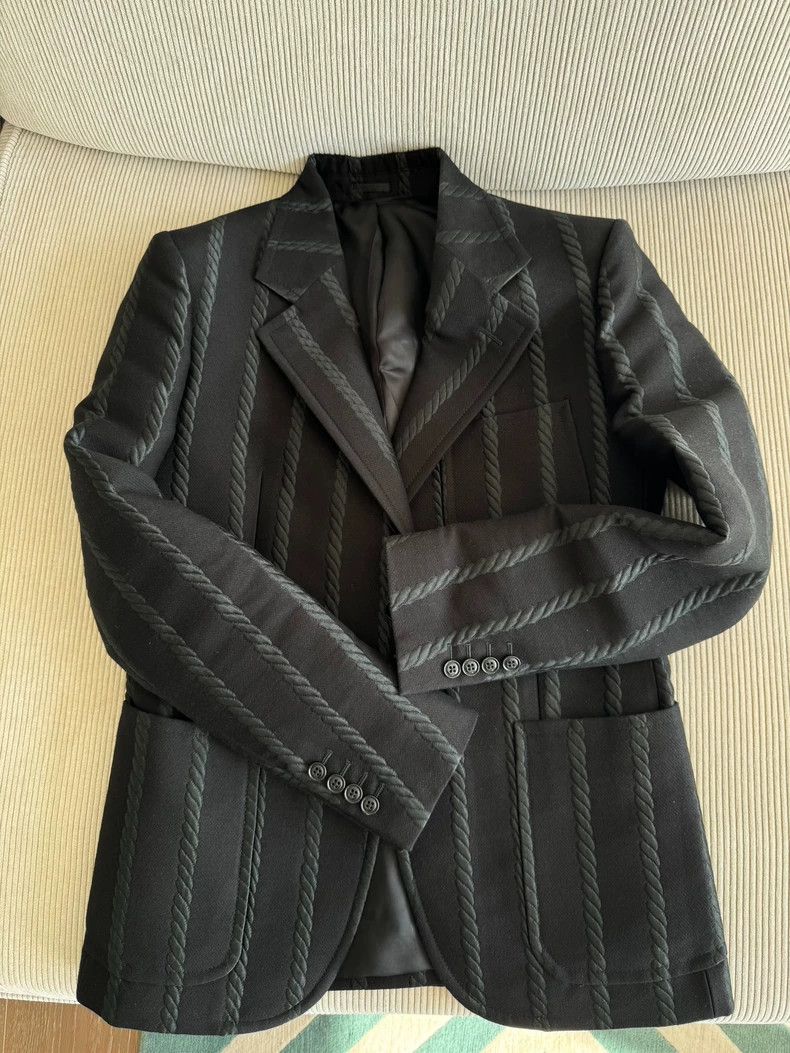 Alexander McQueen Alexander Mcqueen Men's Tuxedo Jacket-dmc Size US M / EU 48-50 / 2 - 3 Thumbnail