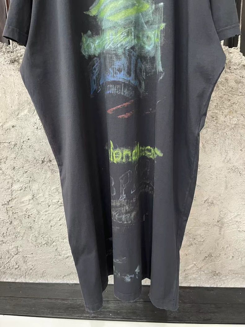 Balenciaga Balenciaga Graffiti Style Dress Size S-dmc Size 36" / US 14 / IT 50 - 4 Thumbnail