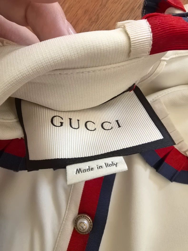 Gucci Gucci Dress L Size with Button and Stripes-dmc Size 26" / US 2 / IT 38 - 3 Thumbnail