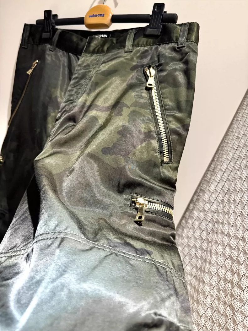 Balmain Balmain Camouflage Zip Detail Cargo Pants-dmc Size US 32 / EU 48 - 3 Thumbnail