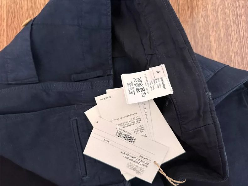 Visvim VISVIM ICT Ex Wide Chino Pants Navy Size US 26 / EU 42 - 4 Thumbnail
