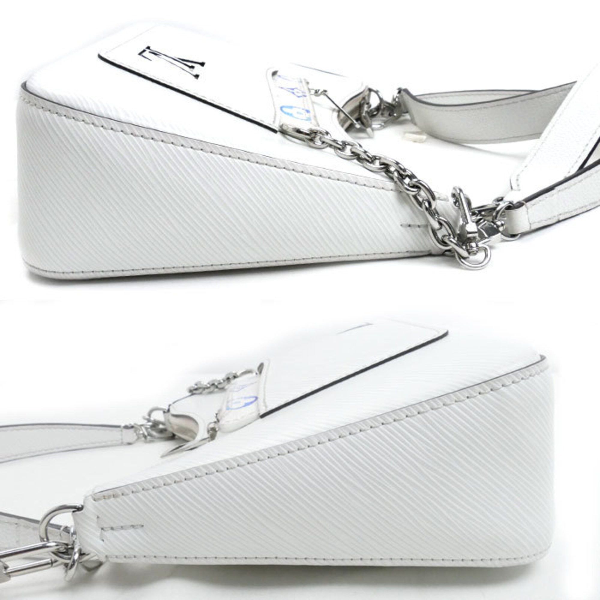 Louis Vuitton Louis Vuitton Marel 2-Way Shoulder Bag Epi White M25316 Women's Size ONE SIZE - 3 Thumbnail