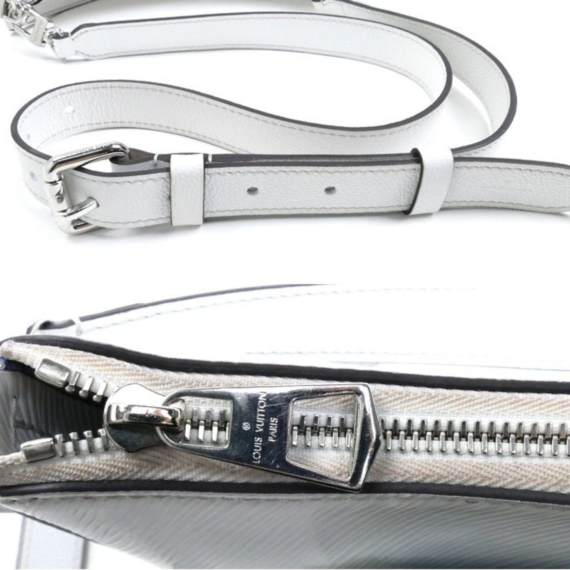 Louis Vuitton Louis Vuitton Marel 2-Way Shoulder Bag Epi White M25316 Women's Size ONE SIZE - 8 Thumbnail