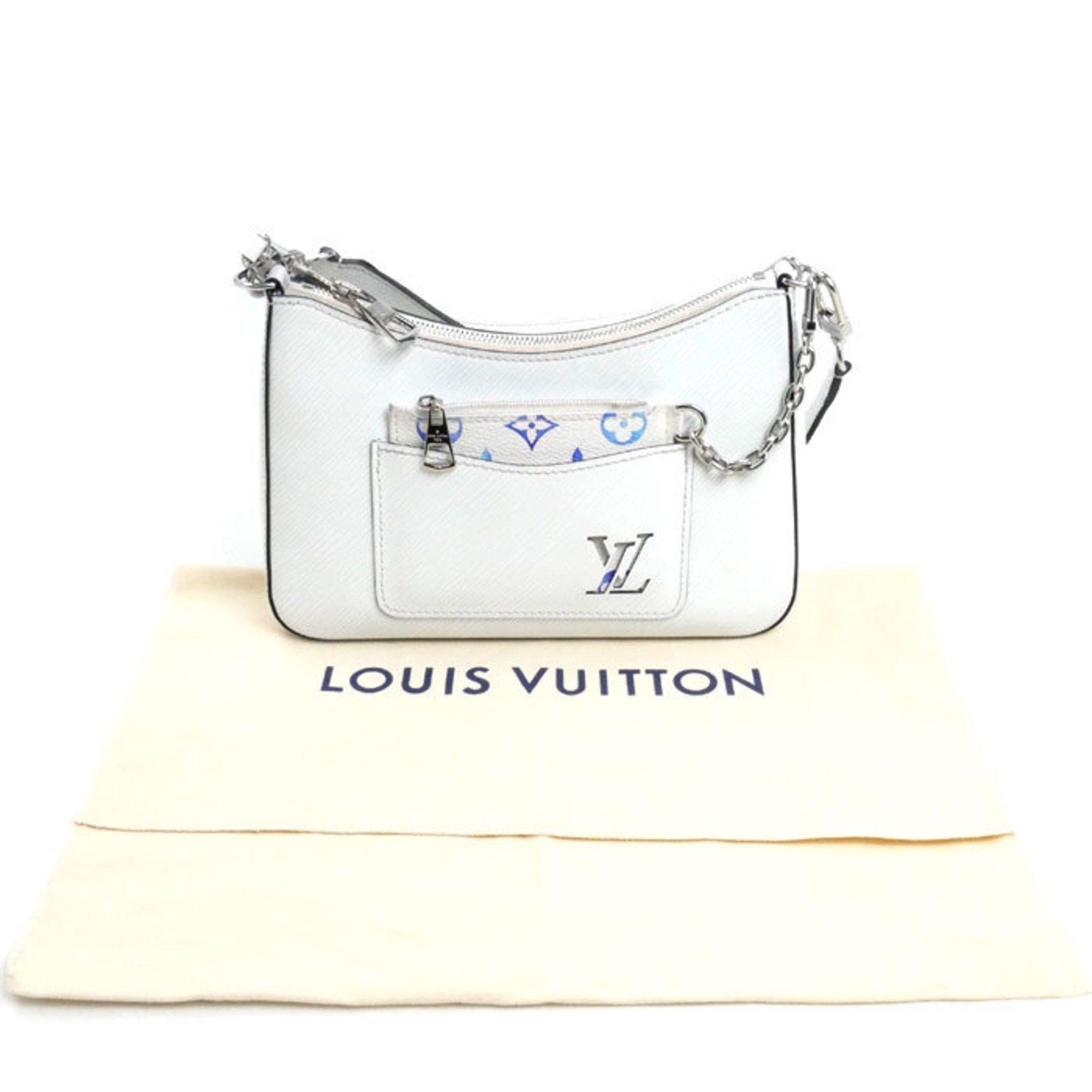 Louis Vuitton Louis Vuitton Marel 2-Way Shoulder Bag Epi White M25316 Women's Size ONE SIZE - 10 Thumbnail