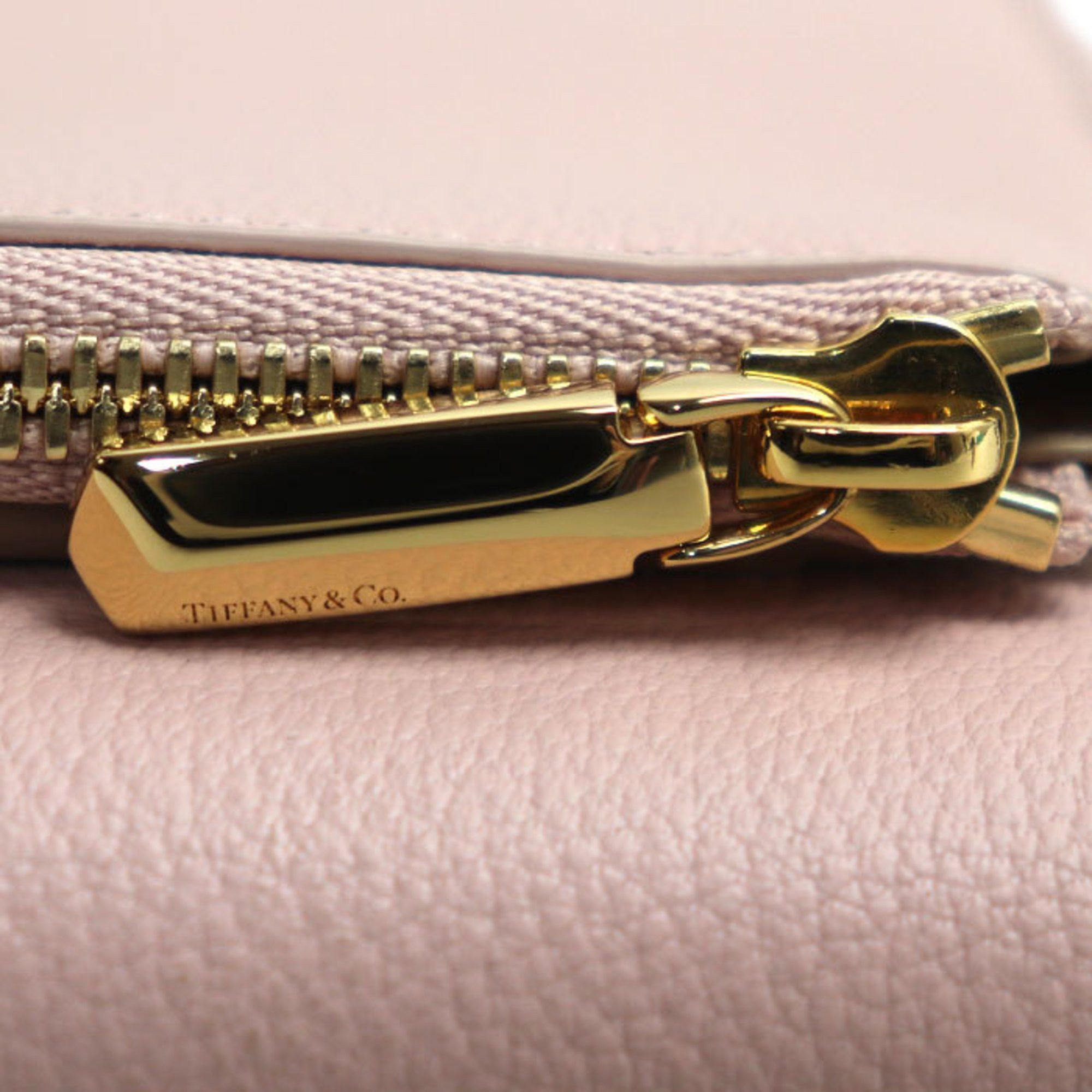 Tiffany & Co. TIFFANY&Co. Tiffany T Wallet Tri-fold Pink Women's Size ONE SIZE - 7 Thumbnail