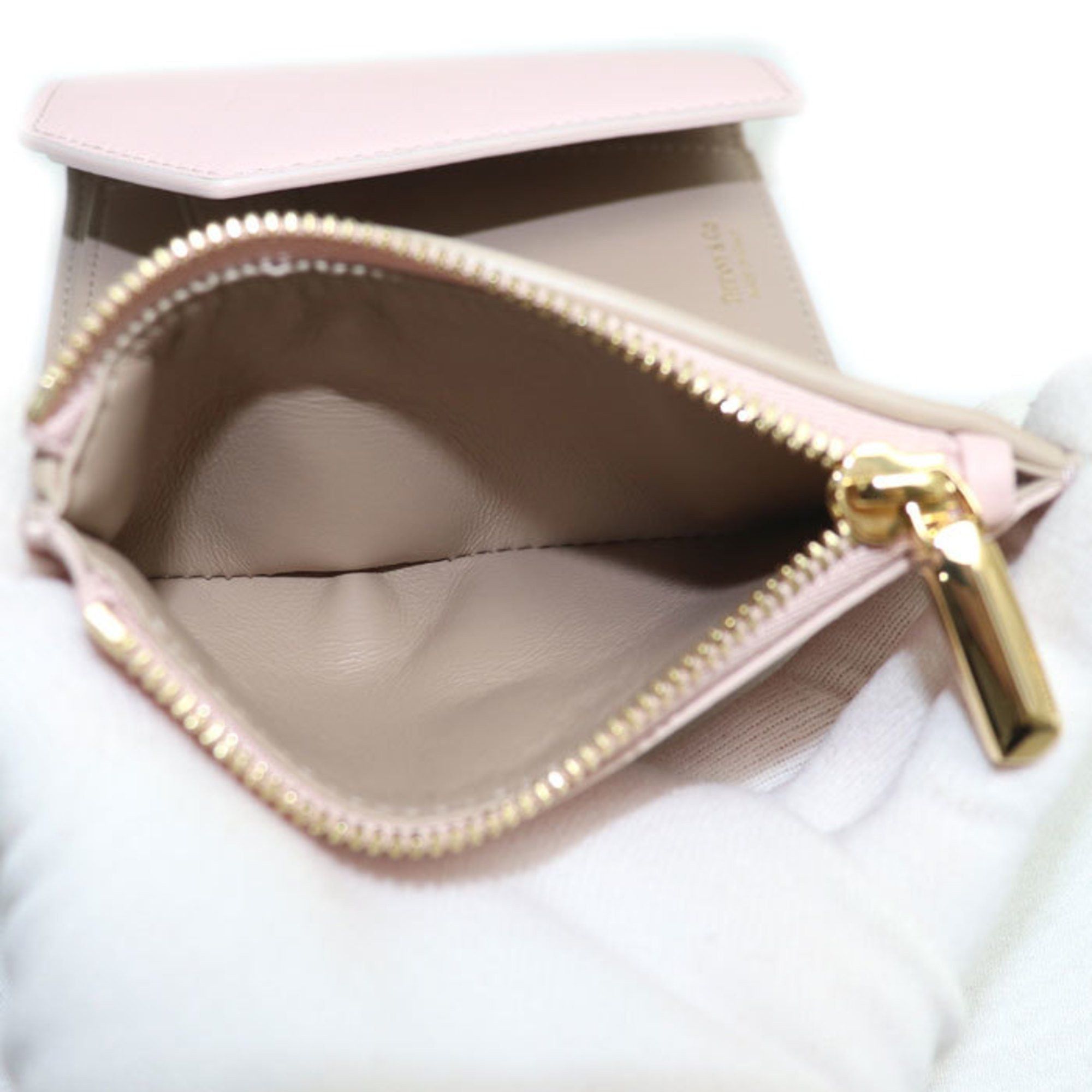 Tiffany & Co. TIFFANY&Co. Tiffany T Wallet Tri-fold Pink Women's Size ONE SIZE - 5 Thumbnail