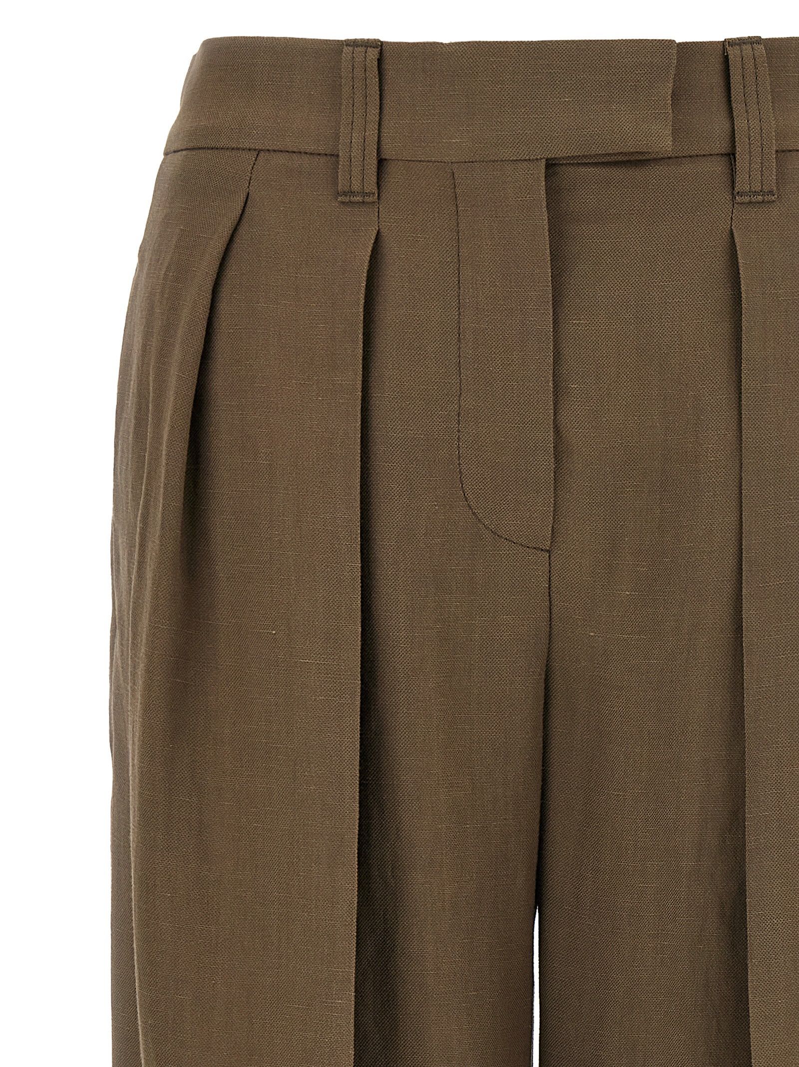 Brunello Cucinelli Loose Leg Pants Size 28" / US 6 / IT 42 - 3 Thumbnail