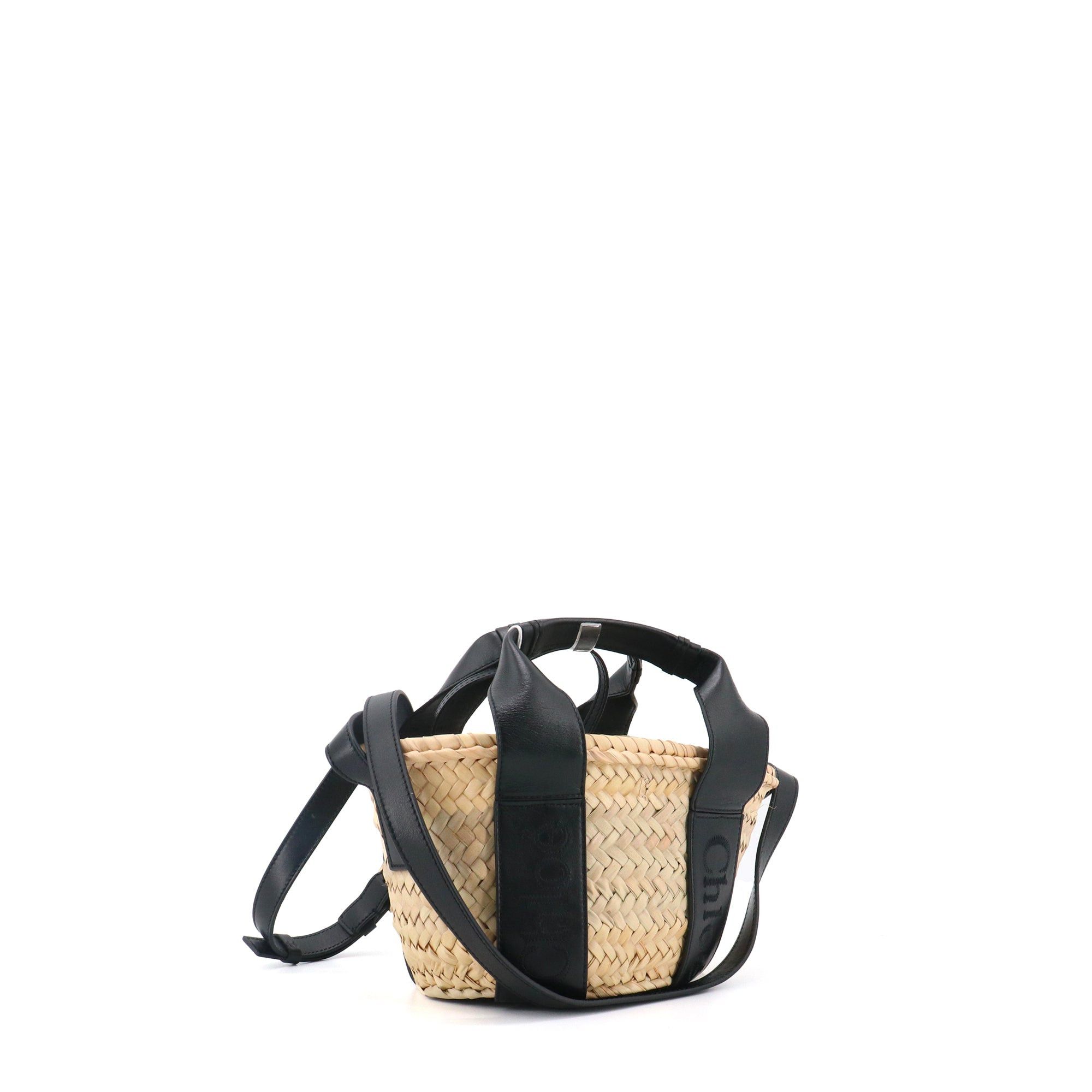 Chloe CHLOÉ - Chloé Panier Sense Small shoulder bag in raffia Size ONE SIZE - 2 Thumbnail