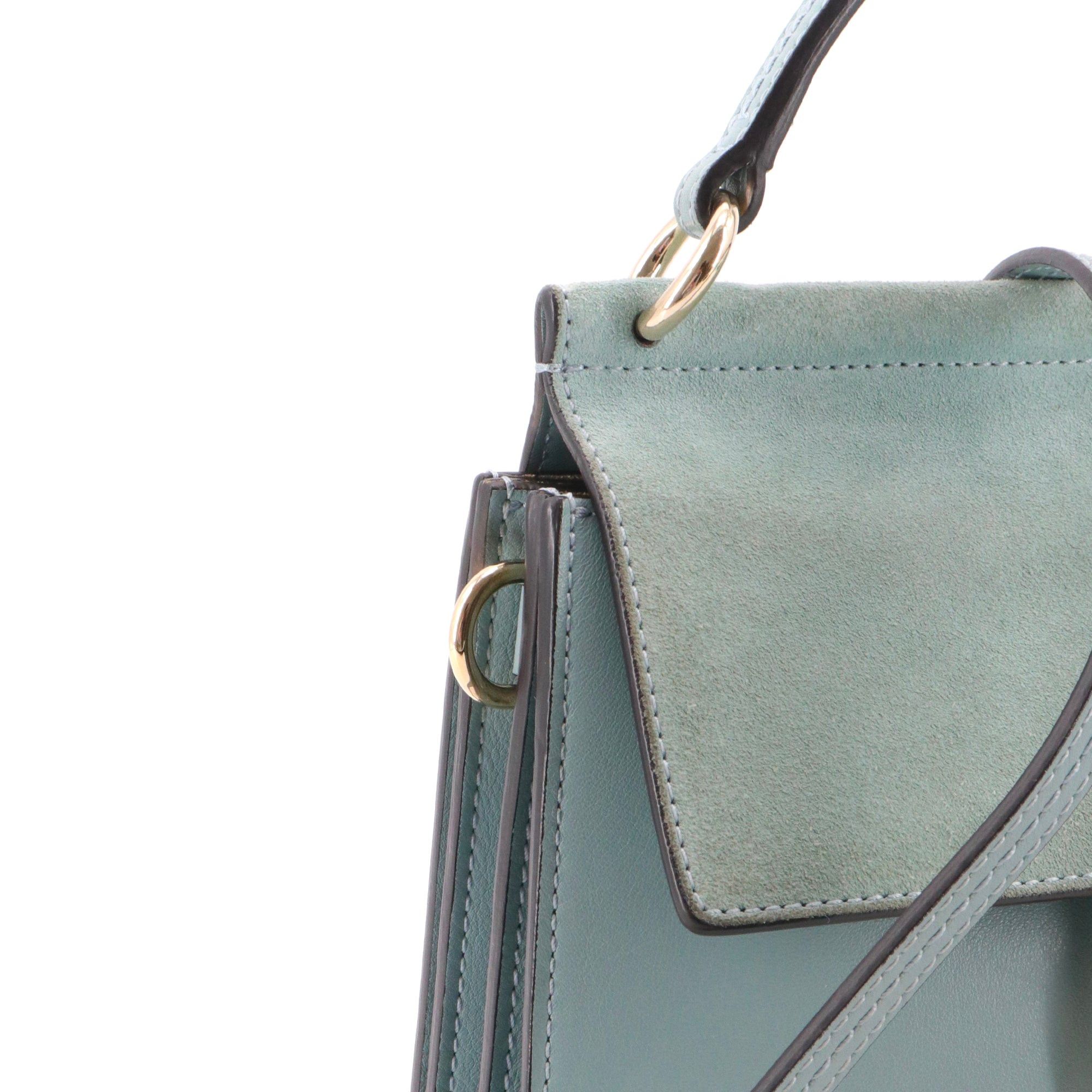 Chloe CHLOÉ - Faye Chloé shoulder bag in blue leather Size ONE SIZE - 5 Thumbnail