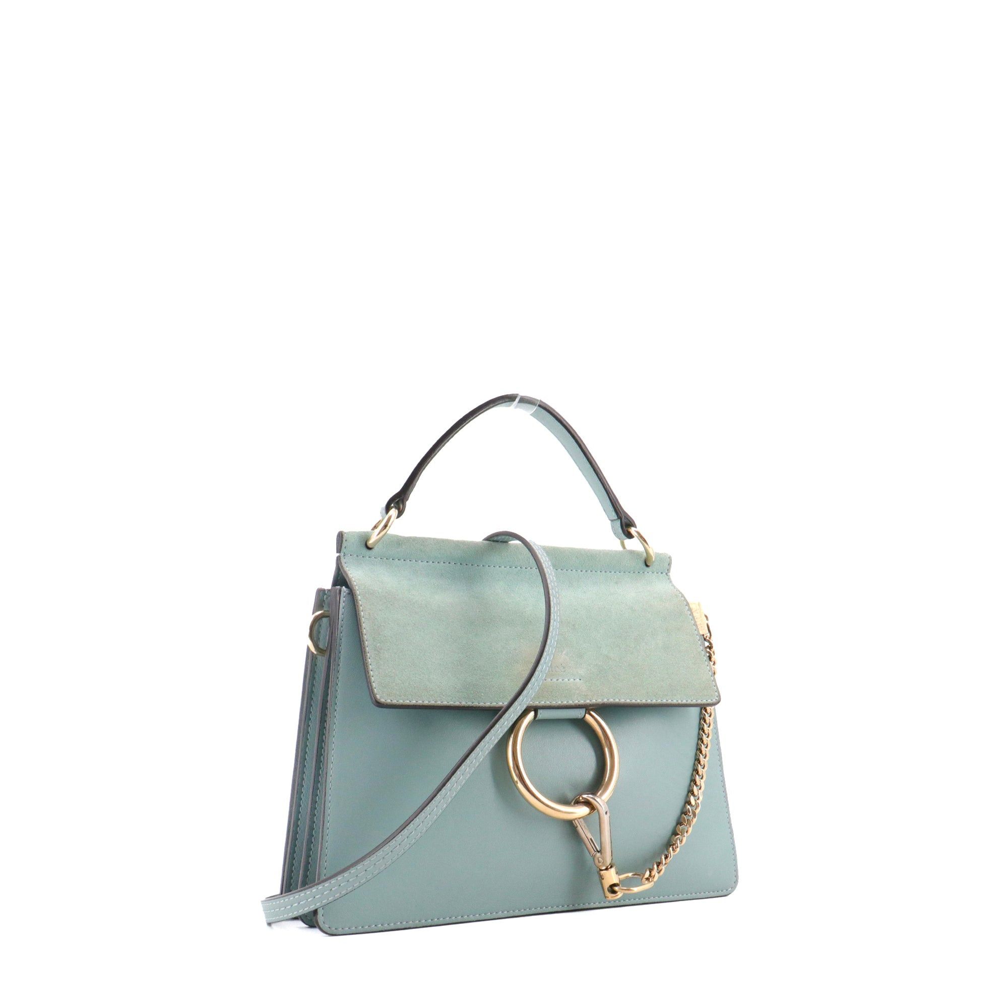 Chloe CHLOÉ - Faye Chloé shoulder bag in blue leather Size ONE SIZE - 2 Thumbnail