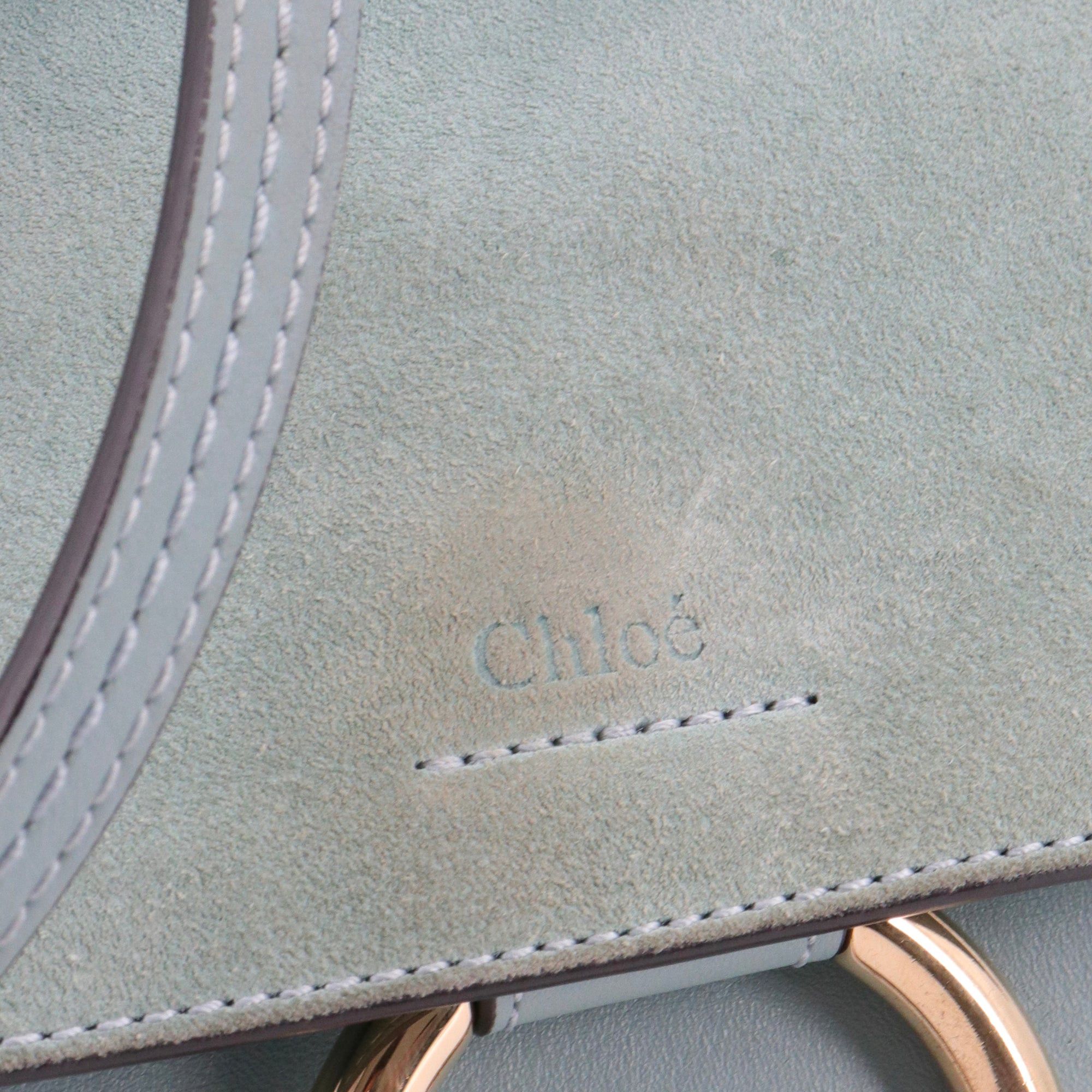 Chloe CHLOÉ - Faye Chloé shoulder bag in blue leather Size ONE SIZE - 4 Thumbnail